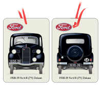 Ford 8 (7Y) Deluxe 1938-39 Air Freshener
